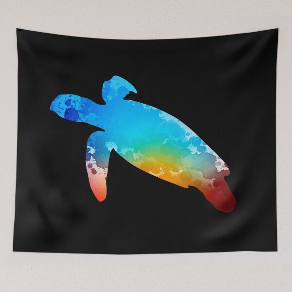 Item preview, Paint Spots Sea Turtle designed and sold by blue-jay-art.