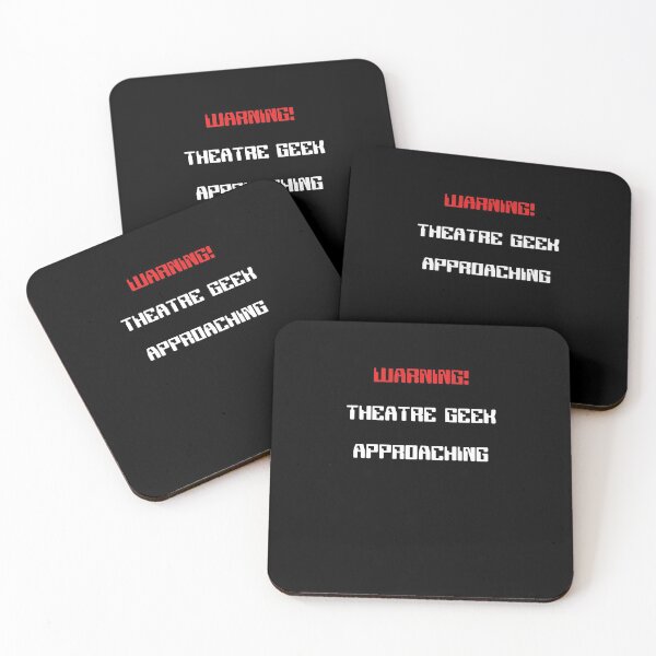 Item preview, Funny Theatre Geek Approaching Warning designed and sold by Stageystuff.