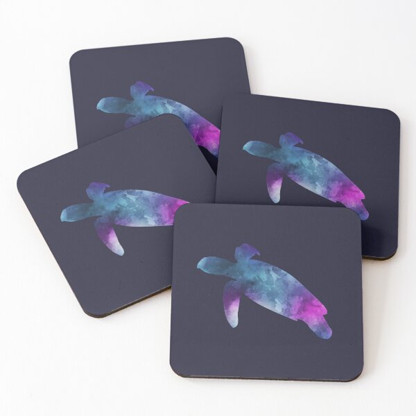 Item preview, Purple Paint Splashes Sea Turtle designed and sold by blue-jay-art.