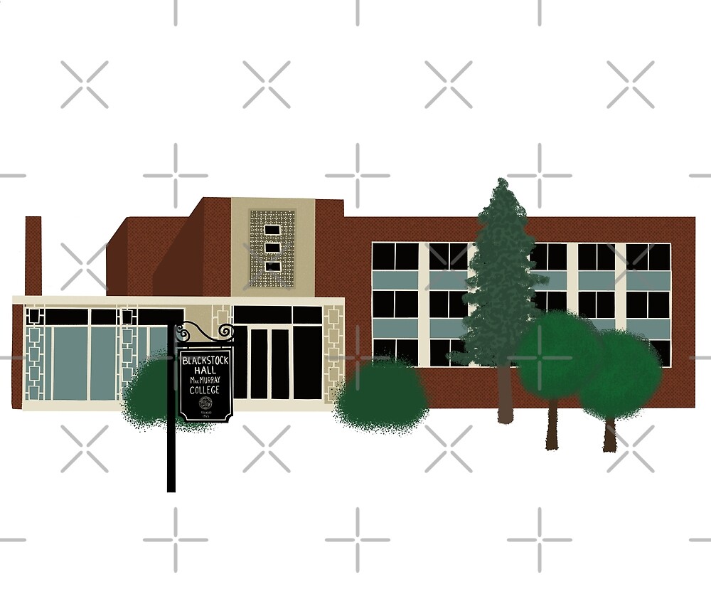 "Blackstock Hall Dorm MacMurray College " by jenbucheli Redbubble
