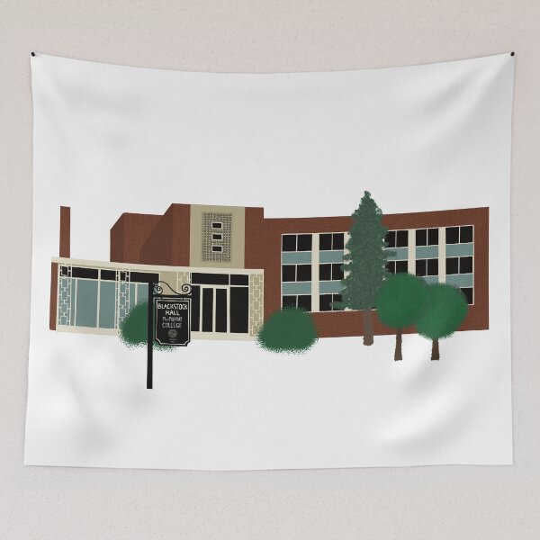 Item preview, Blackstock Hall Dorm MacMurray College  designed and sold by jenbucheli.
