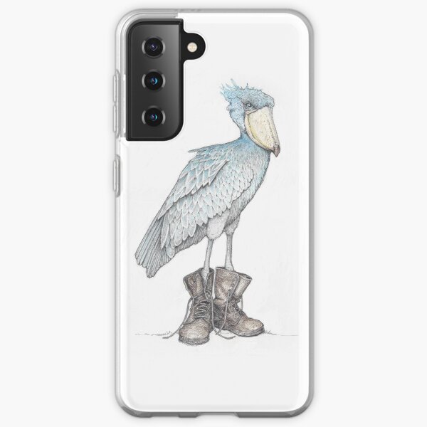 Shoebill in work boots Samsung Galaxy Soft Case