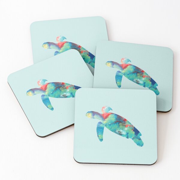 Item preview, Painterly Sea Turtle designed and sold by blue-jay-art.
