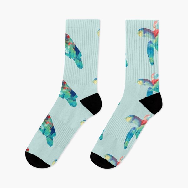 Item preview, Painterly Sea Turtle designed and sold by blue-jay-art.