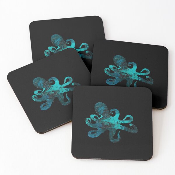 Item preview, Teal Octopus designed and sold by blue-jay-art.