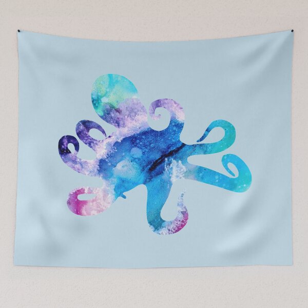 Item preview, Watercolor Octopus designed and sold by blue-jay-art.