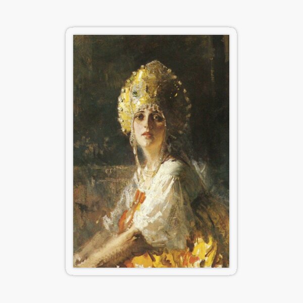19th-century Russian paintings Transparent Sticker