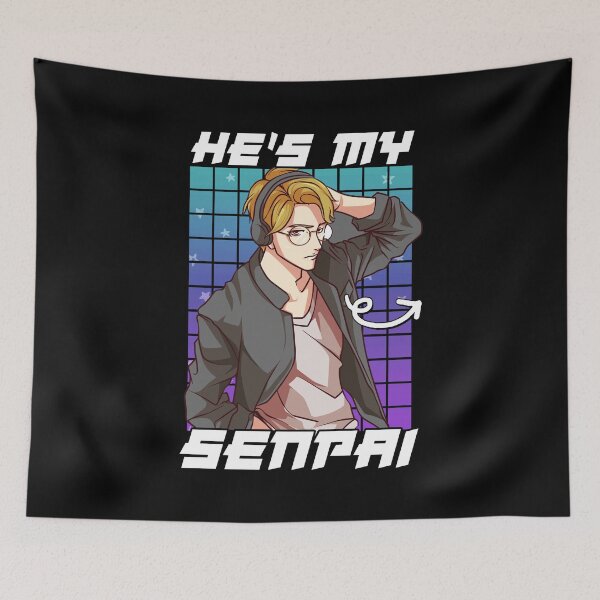 Item preview, He's My Senpai Anime Guy Japanese Kawaii Cosplay designed and sold by perfectpresents.