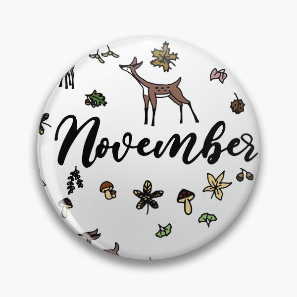 Item preview, Birth Month - November with Dear designed and sold by leancircuit.