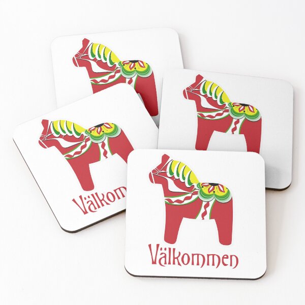 Item preview, Dala Horse Välkommen designed and sold by ohkissa.