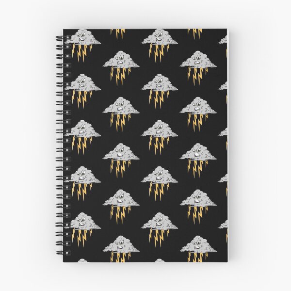 Item preview, Angry Cloud Causing Lightning Thunderstorm Weather Tile Pattern designed and sold by perfectpresents.
