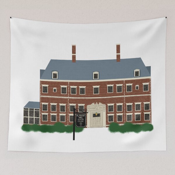 Item preview, MacMurray Hall MacMurray College  designed and sold by jenbucheli.