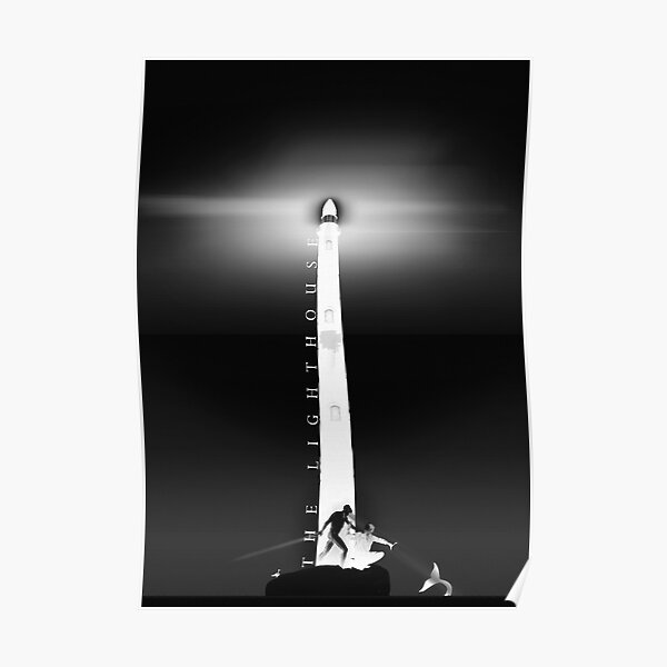 The Lighthouse alternative film poster — Shine — dark version Poster