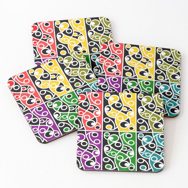 Item preview, Maori Kowhaiwhai Patchwork Pattern designed and sold by piedaydesigns.