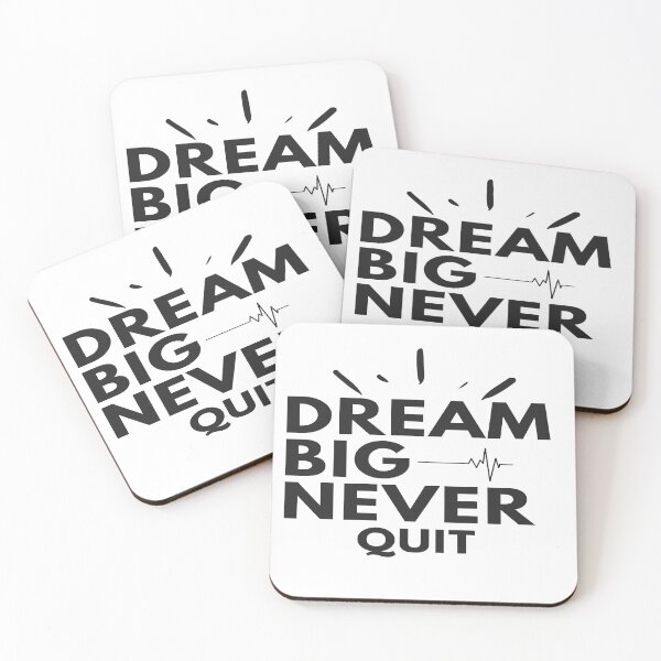 Item preview,  dream big nevr quit designed and sold by walidsam07.