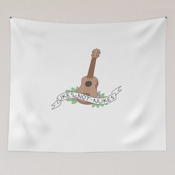 Item preview, Ukes Not Nukes designed and sold by Dankashire.