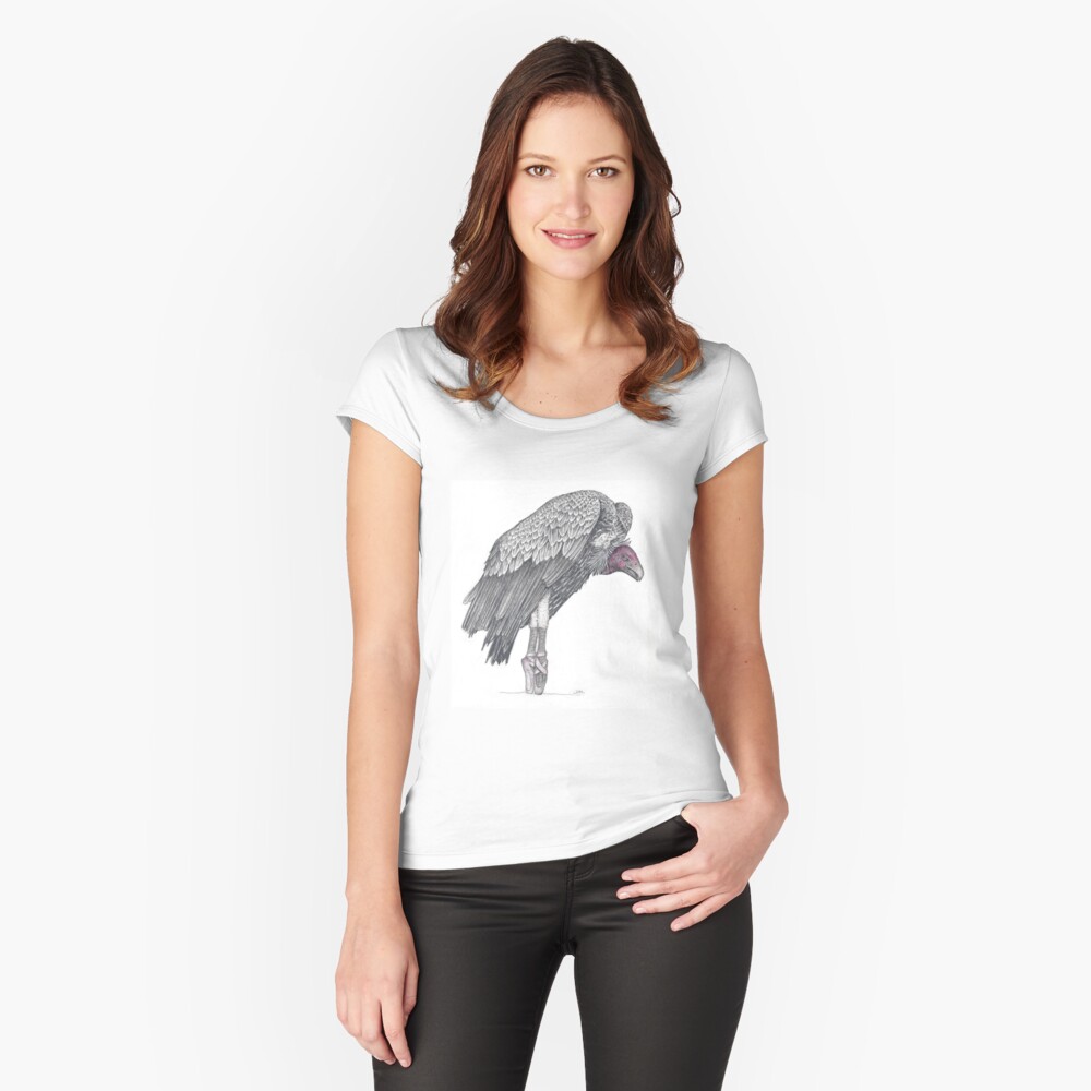 Item preview, Fitted Scoop T-Shirt designed and sold by JimsBirds.