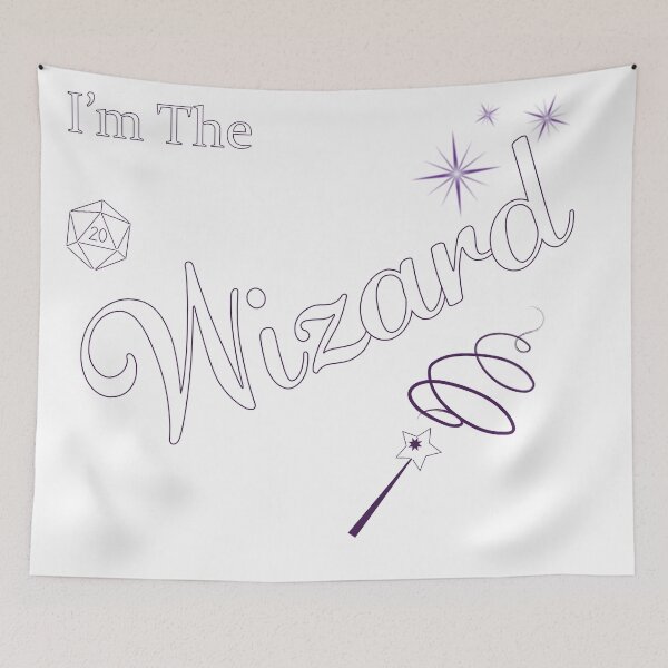 Item preview, I'm The Wizard - Dungeons & Dragons designed and sold by nicegnome.