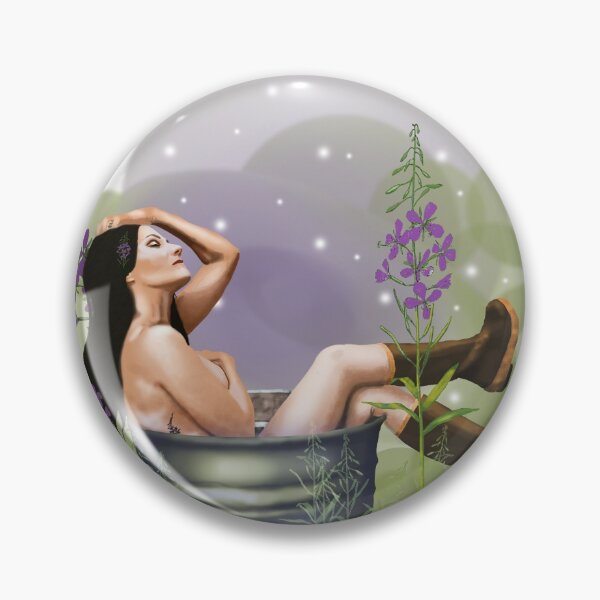Item preview, Fireweed Bathtub designed and sold by artsyrere.