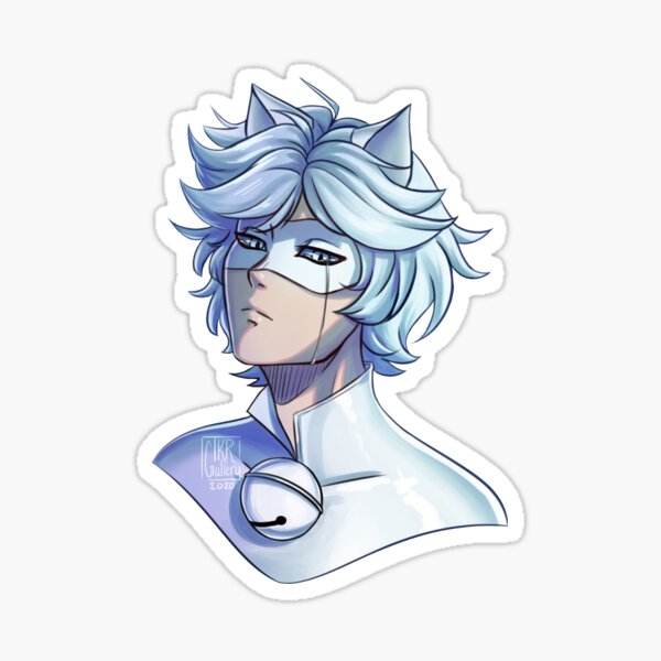 Chat Blanc Stickers Redbubble