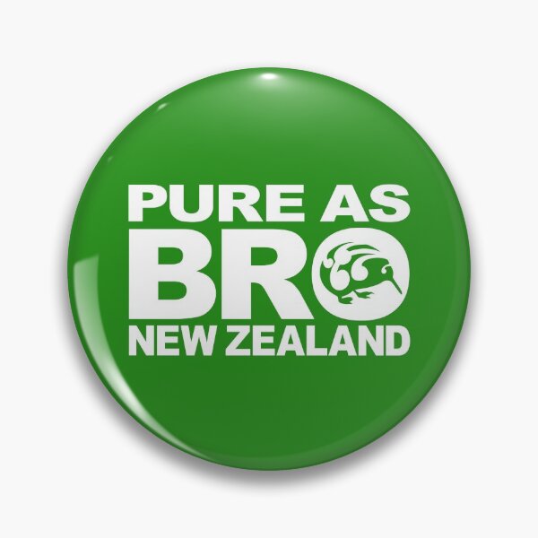Item preview, Pure as BRO New Zealand Kiwi designed and sold by piedaydesigns.