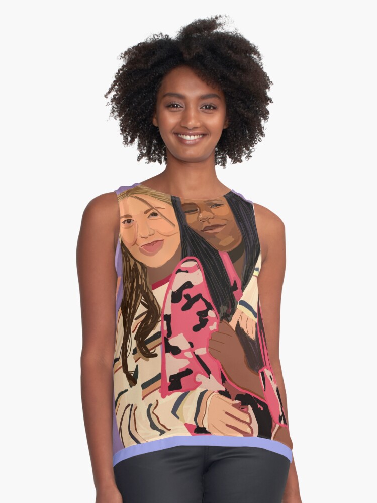 Riele Downs And Ella Anderson Sleeveless Top By Laibashaikh Redbubble