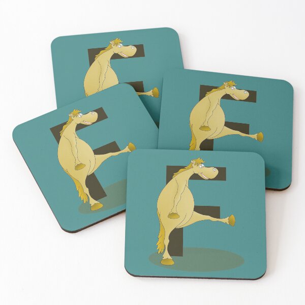 Item preview, Pony Monogram Letter F designed and sold by piedaydesigns.