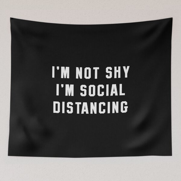 Item preview, i am social distancing Face Mask designed and sold by Funny Tee.