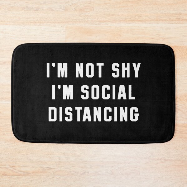 Item preview, i am social distancing Face Mask designed and sold by Funny Tee.
