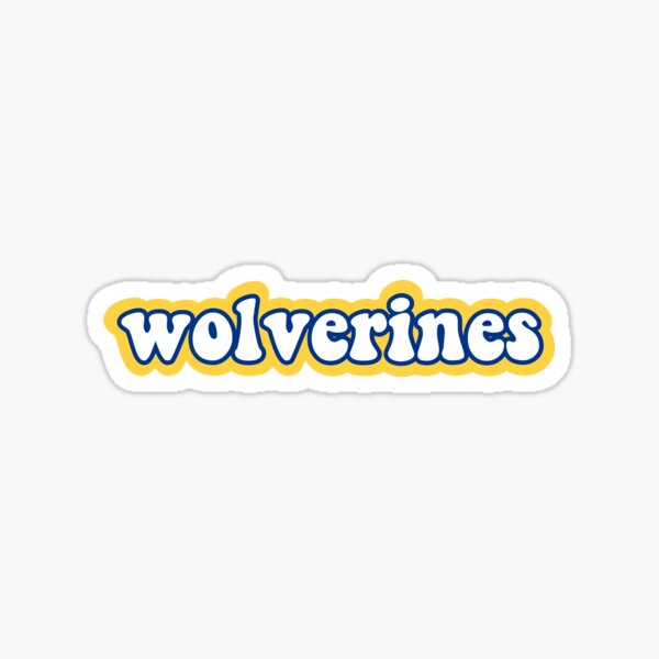 University of Michigan Wolverines Sticker