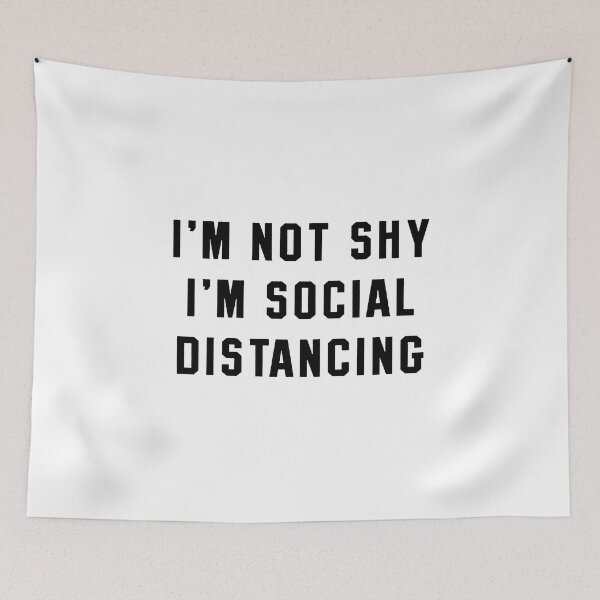 Item preview, i am social distancing Face Mask designed and sold by Funny Tee.