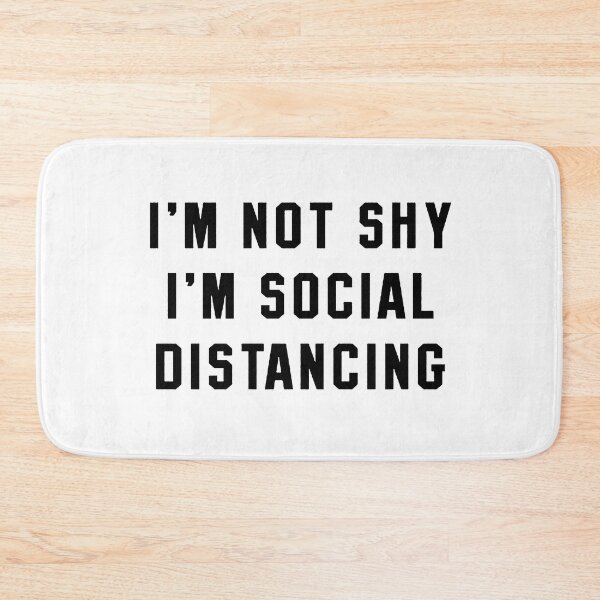 Item preview, i am social distancing Face Mask designed and sold by Funny Tee.