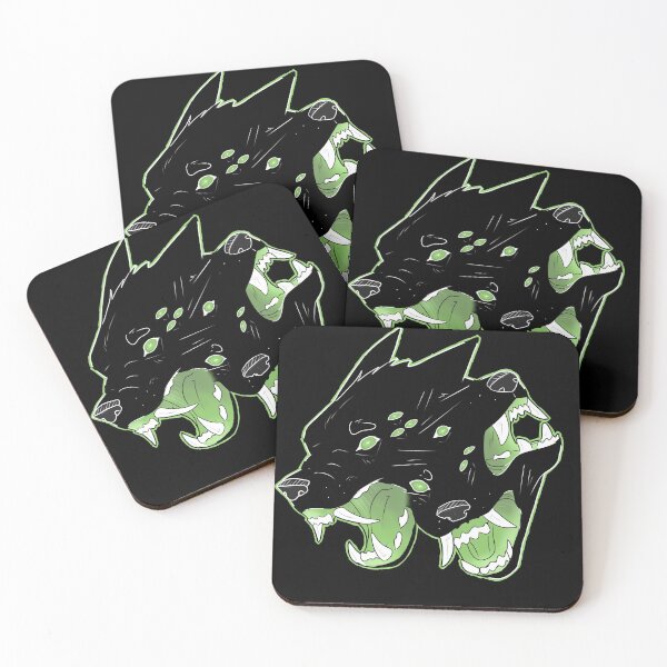 Item preview, wolves (green) designed and sold by SweetPrinceArts.