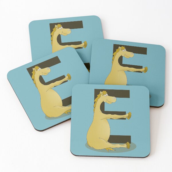 Item preview, Pony Monogram Letter E designed and sold by piedaydesigns.
