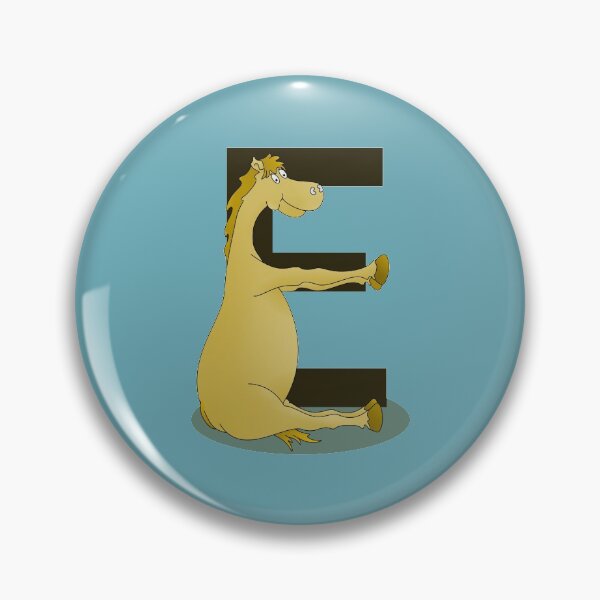 Item preview, Pony Monogram Letter E designed and sold by piedaydesigns.