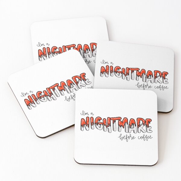 Item preview, nightmare before coffee designed and sold by amandalagarde.