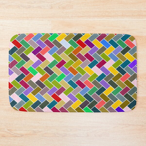Item preview, Colourful Mosaic Repeating Pattern designed and sold by piedaydesigns.