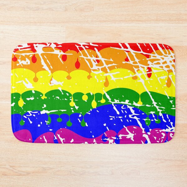 Item preview,  Rainbow Dripping Paint Distressed  designed and sold by piedaydesigns.