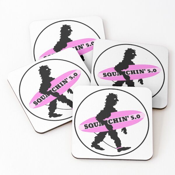 Item preview, Squatchin' Surfing Bigfoot designed and sold by piedaydesigns.