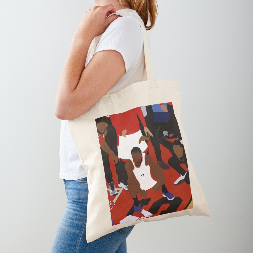 Kawhi Leonard Game Winner Celebration Tote Bag