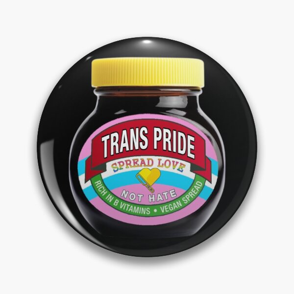 Item preview, Trans Pride Marmite jar designed and sold by inle01.