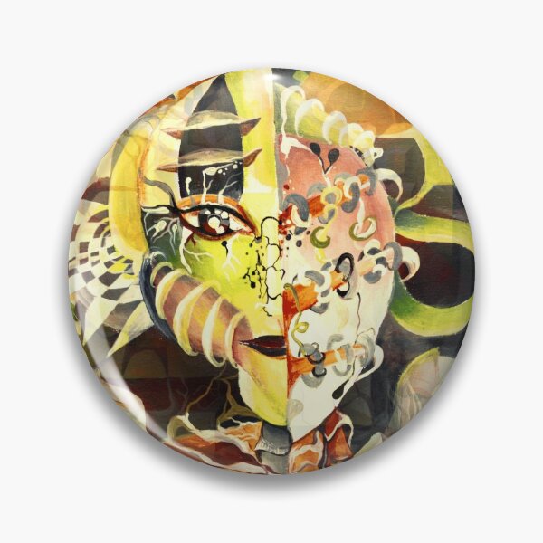 Item preview, Italian Vintage Venetian Masque in Watercolor designed and sold by Nisuris.