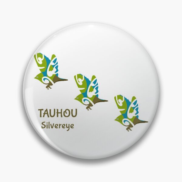 Item preview, Silvereye TAUHOU New Zealand Bird designed and sold by piedaydesigns.