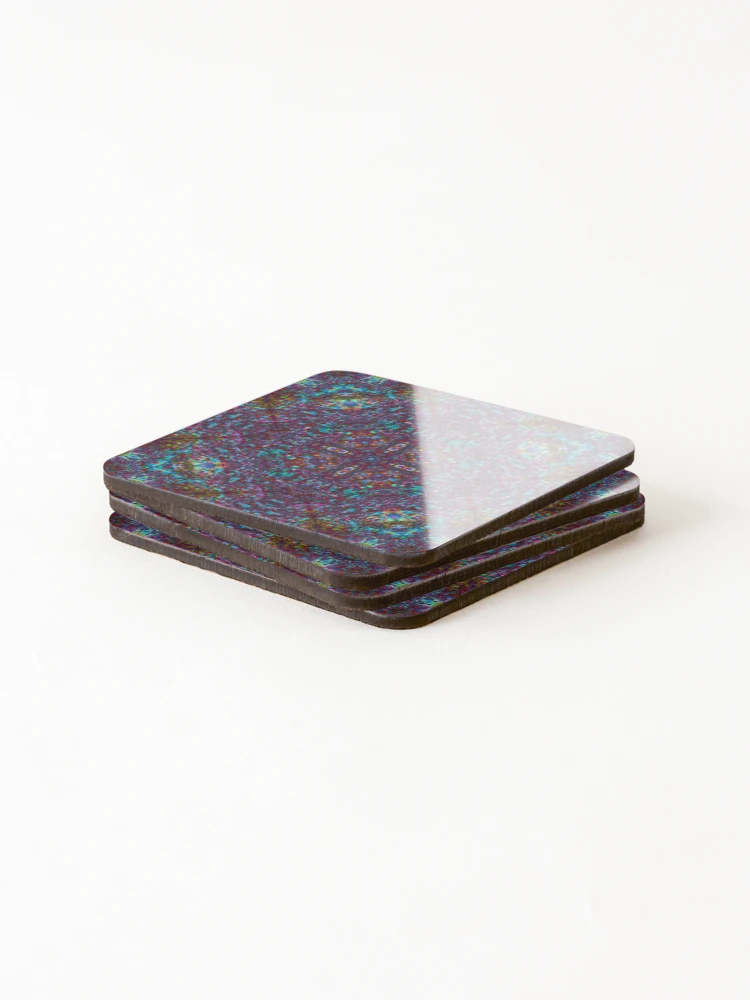 Thumbnail 4 of 5, Coasters (Set of 4), Patterns Over Patterns. designed and sold by MindTravel.