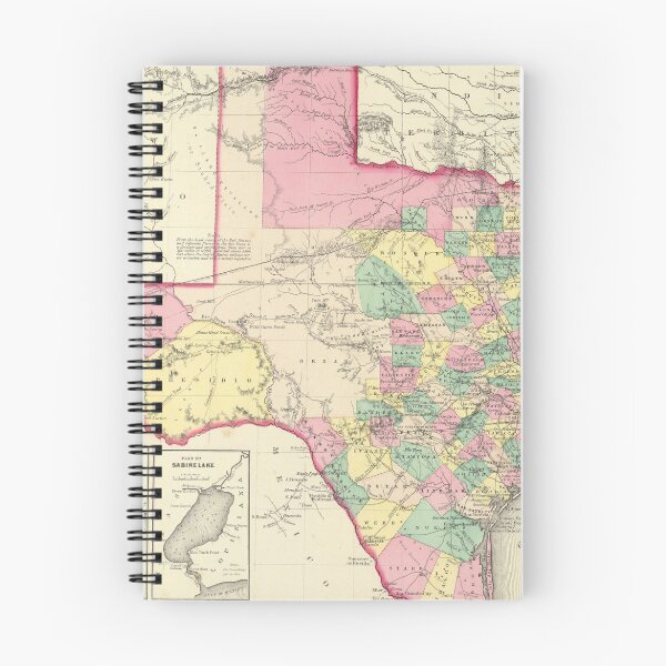 Item preview, Vintage Map of Texas (1856) designed and sold by BravuraMedia.