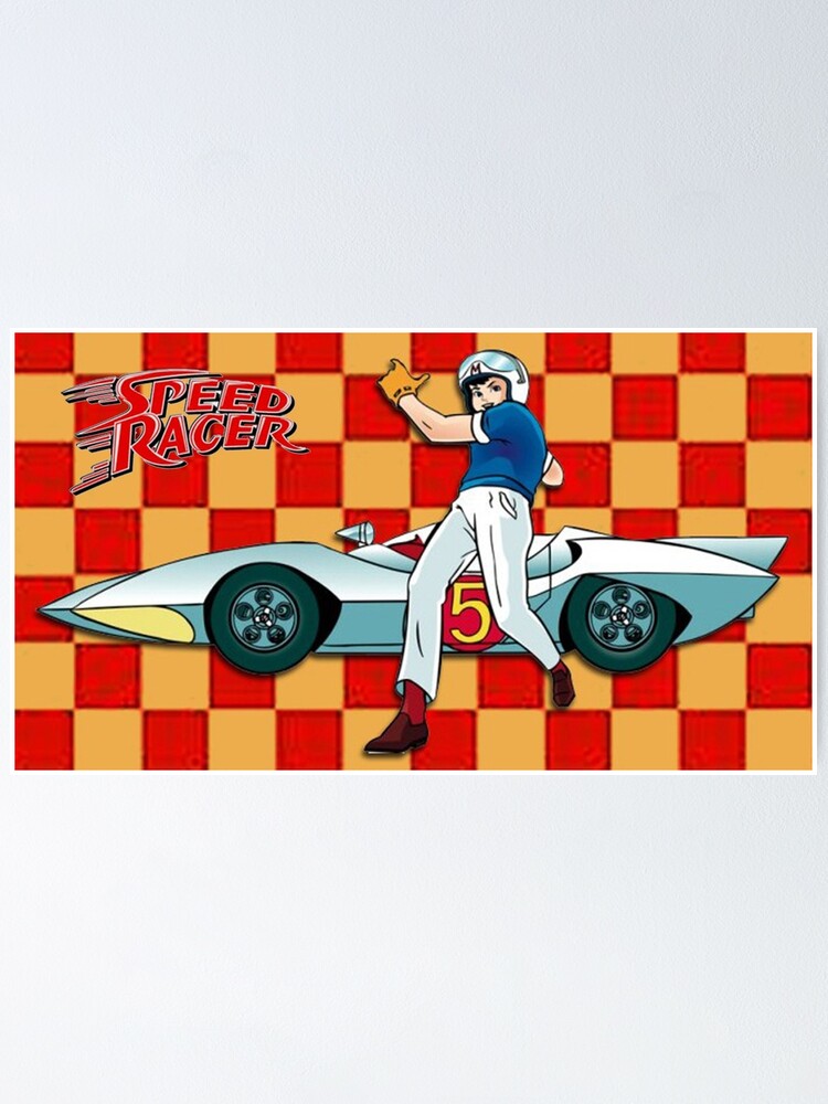 Speed Racer Retro Vintage Pop Art Comic Book Japanese Manga Wall Art