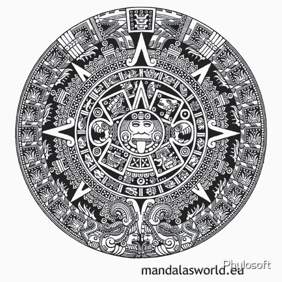 Aztec Mandala: Art, Design & Photography | Redbubble