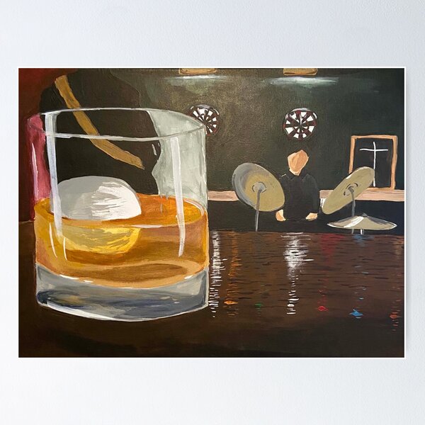 Item preview, Whiskey at a pub with live music designed and sold by alexisslopez.