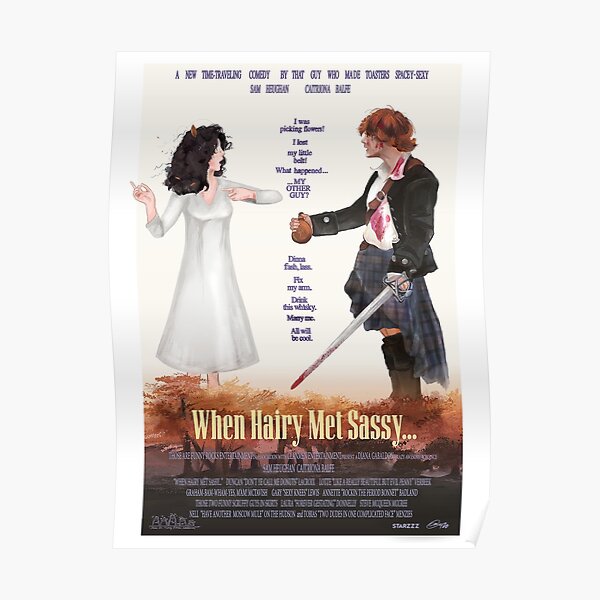 HAIRYmetSASSYposter Poster