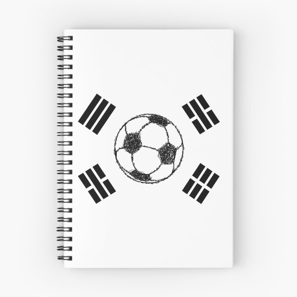 Item preview, The Flag of South Korea | Football Sketch designed and sold by piedaydesigns.